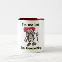Ich bin nicht verloren ich bin Geocaching coole Ka