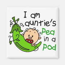 Ich bin Pea In A Pod Tante Kühlschrankmagnete