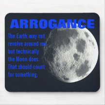 Ich bin praktisch die Mitte des Universums Mousepads