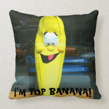 "Ich bin SPITZENbanane! BANANE DER GROSSEN FAMILIE Kissen