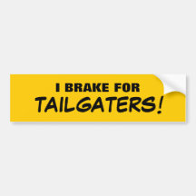 ICH BREMSE FÜR TAILGATERS! AUTOAUFKLEBER