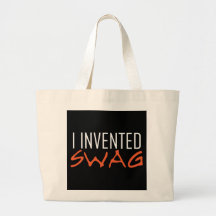 Ich erfand Swag-Orange Leinentaschen