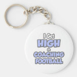 Ich erhalte coachte an Fußball hoch Schlüsselanhänger