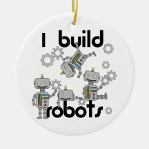 Ich errichte Roboter Weinachtsornamente