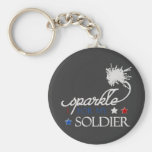 Ich funkele für meinen Soldaten Schlüsselbänder