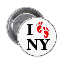 Ich gehe NY Anstecknadelbuttons