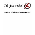 Ich gehe wählen! t shirts