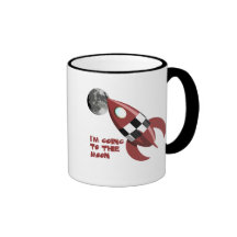 Ich gehe zum Mond Kaffeetasse