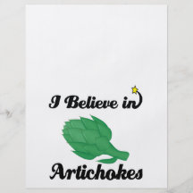 ich glaube an Artischocken Bedruckte Flyer
