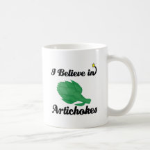ich glaube an Artischocken Kaffeetasse