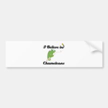 ich glaube an Chamäleone Autosticker