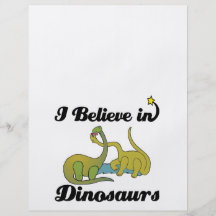 ich glaube an Dinosaurier Flyerdesign