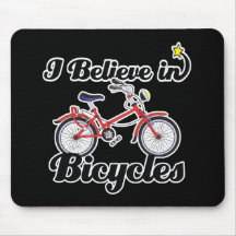 ich glaube an Fahrräder Mousepads