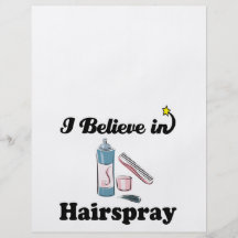 ich glaube an Haarspray Individuelle Flyer