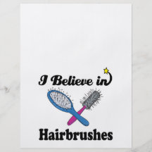 ich glaube an Hairbrushes Custom Flyer