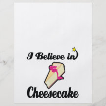 ich glaube an Käsekuchen Bedruckte Flyer