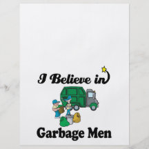 ich glaube an Müllmänner Individuelle Flyer