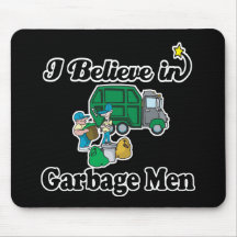 ich glaube an Müllmänner Mousepad