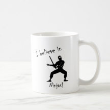 Ich glaube an ninjas! kaffeetassen