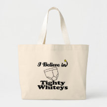 ich glaube an tighty whiteys leinentaschen