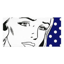 Ich glaube schmutzigem Cartoon-Mädchen Bilder Karten
