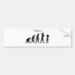 Ich glaube - UFO Auto Sticker