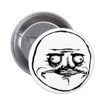 ich gusta Gesichtsrasereigesicht meme Spaß lol rof Anstecknadel