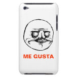 ich gusta Gesichtsrasereigesicht meme Spaß lol rof iPod Touch Case