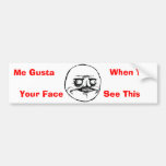 Ich Gusta Ihr Gesicht Autosticker