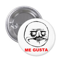 Ich Gusta Raserei-Gesicht Meme Buttons