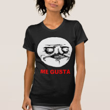 Ich Gusta Raserei-Gesicht Meme T Shirt