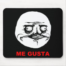 Ich Gusta (Text) Mauspad