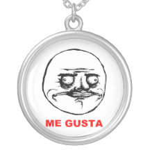 Ich Gusta (Text) Personalisierter Schmuck