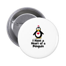Ich habe ein Herz eines Pinguins Anstecknadelbuttons