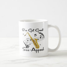 Ich habe große Saxophon-Berufung Kaffee Haferl