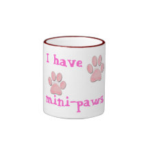 Ich habe Mini-tatzen Hund oder Katzenliebhaberbech Tee Haferl