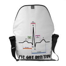 Ich habe Rhythmus (ECG/EKG Elektrokardiogramm) Kurier Tasche