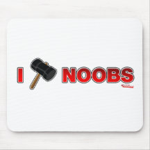 Ich hämmere Noobs - Gamer-Spiel-Videospiele Mousepad