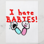 Ich hasse Babys! Flyerbedruckung