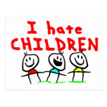 Ich hasse Kinder! Postkarten