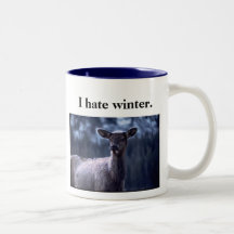 Ich hasse Winter Tee Haferl