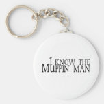Ich kenne den Muffin-Mann Schlüsselanhänger