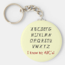 Ich kenne meine ABCs T-Shirts und Geschenke Schlüsselbänder