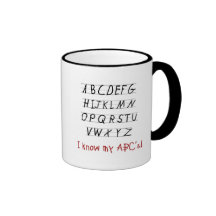 Ich kenne meine ABCs T-Shirts und Geschenke Kaffeetasse