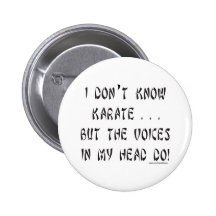 ICH KENNE NICHT KARATE-T-SHIRTS UND GESCHENKE BUTTON