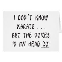 ICH KENNE NICHT KARATE-T-SHIRTS UND GESCHENKE KARTEN