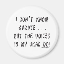 ICH KENNE NICHT KARATE-T-SHIRTS UND GESCHENKE MAGNETE