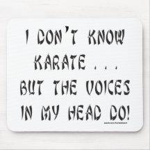 ICH KENNE NICHT KARATE-T-SHIRTS UND GESCHENKE MOUSEPAD