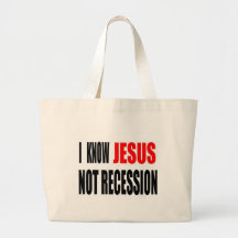 ICH KENNE REZESSIONS-T-STÜCK JESUSS NICHT EINKAUFSTASCHEN