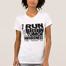 Ich laufe für Hirntumor-Bewusstsein Shirts